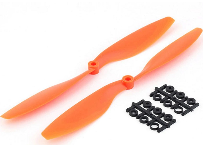 Helices 12x4.5 CW-CCW. Naranja